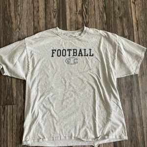 champion football tee shirt